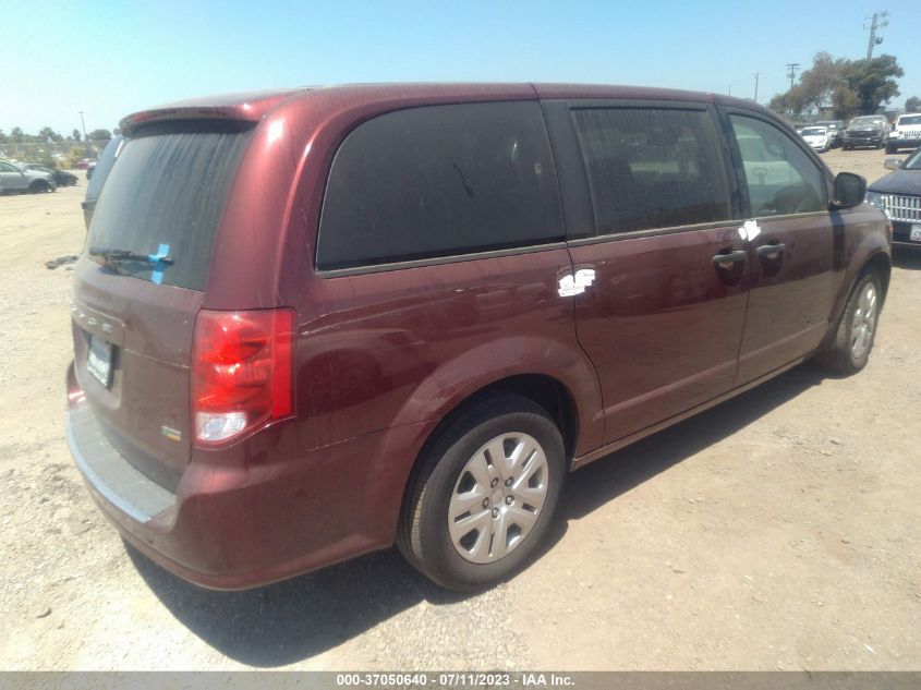 2019 DODGE GRAND CARAVAN SE - 2C4RDGBG8KR740435