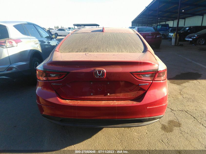 2022 HONDA INSIGHT EX - 19XZE4F57NE009473