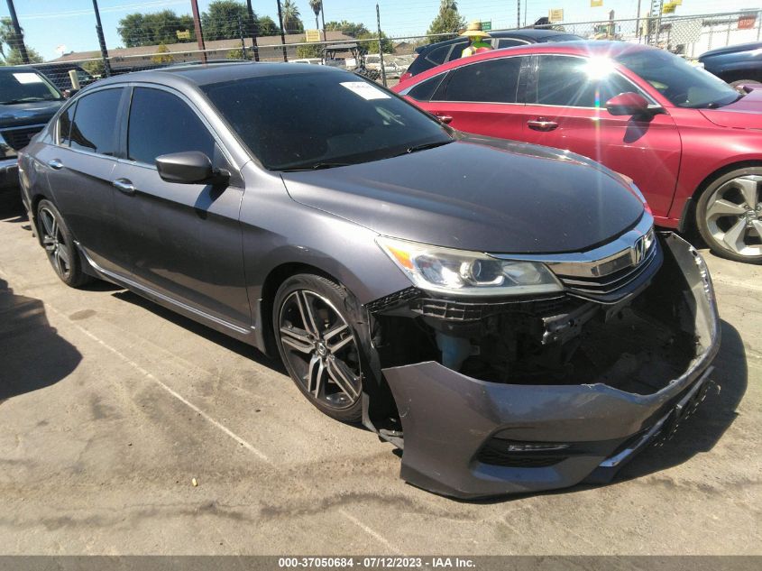 2017 HONDA ACCORD SEDAN SPORT - 1HGCR2F58HA107760