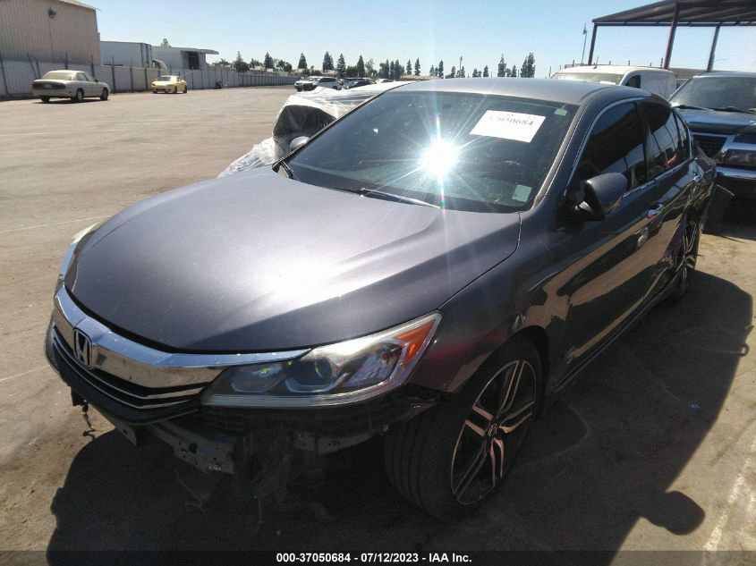 2017 HONDA ACCORD SEDAN SPORT - 1HGCR2F58HA107760