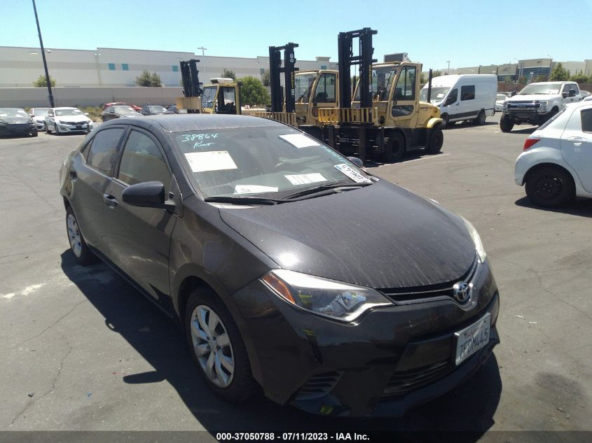 2015 TOYOTA COROLLA L/LE/S/S PLUS/LE PLUS - 5YFBURHE4FP280554