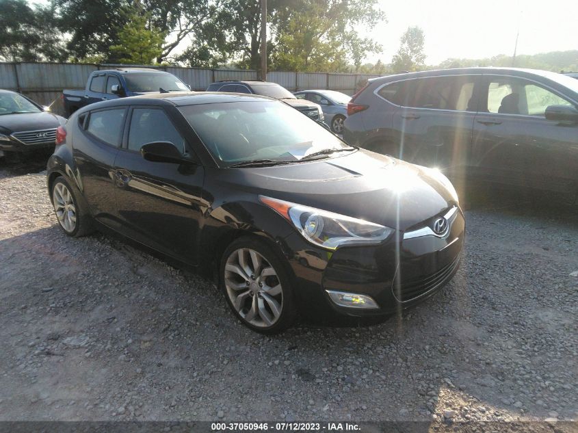 2013 HYUNDAI VELOSTER W/BLACK INT - KMHTC6AD8DU096818