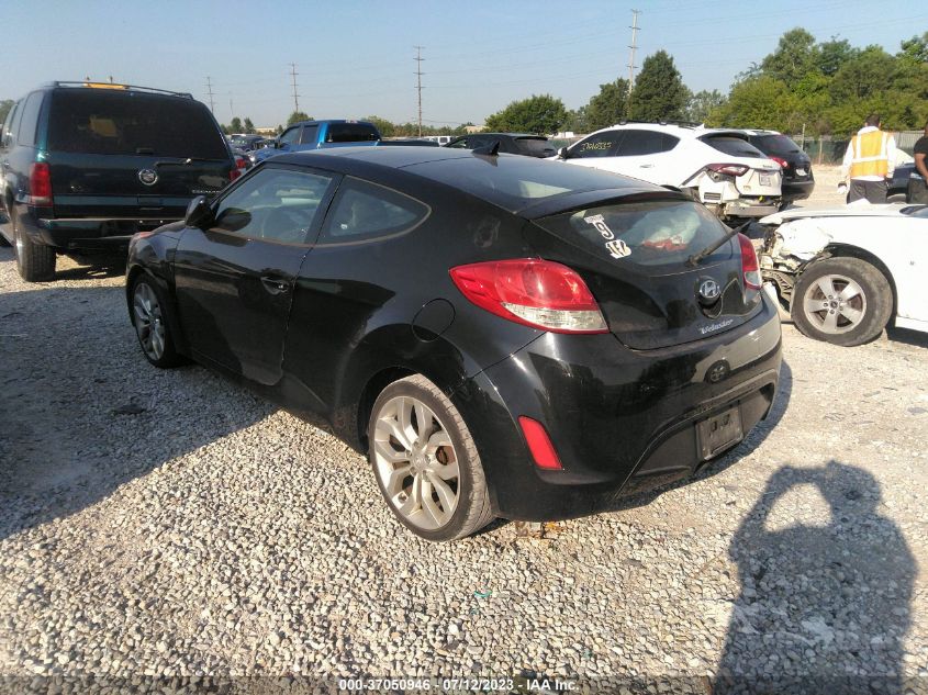 2013 HYUNDAI VELOSTER W/BLACK INT - KMHTC6AD8DU096818