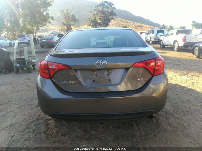 2019 TOYOTA COROLLA L/LE/SE/XLE/XSE - 2T1BURHE6KC168865