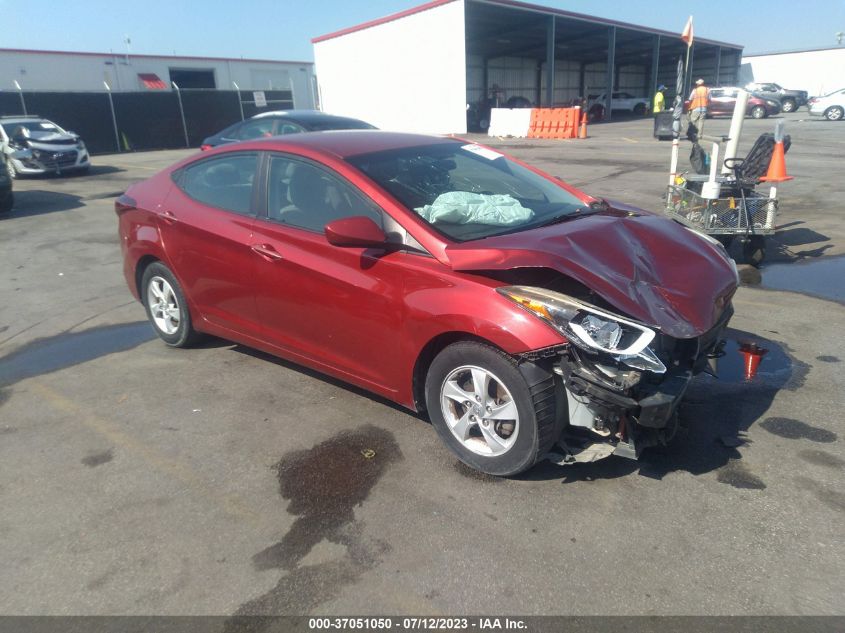 2015 HYUNDAI ELANTRA SE - 5NPDH4AEXFH622791