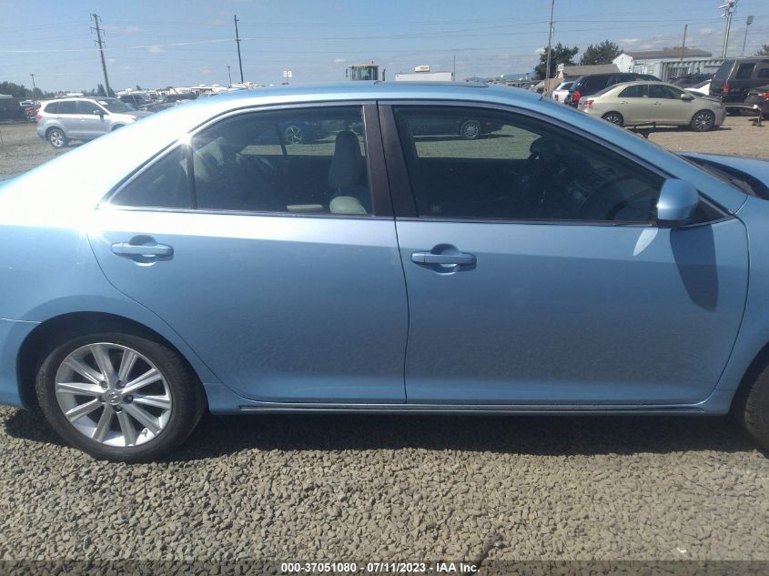 2013 TOYOTA CAMRY XLE - 4T4BF1FK9DR316227