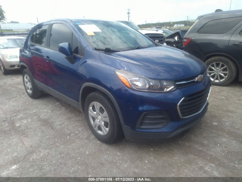 2017 CHEVROLET TRAX LS - 3GNCJKSB2HL190717