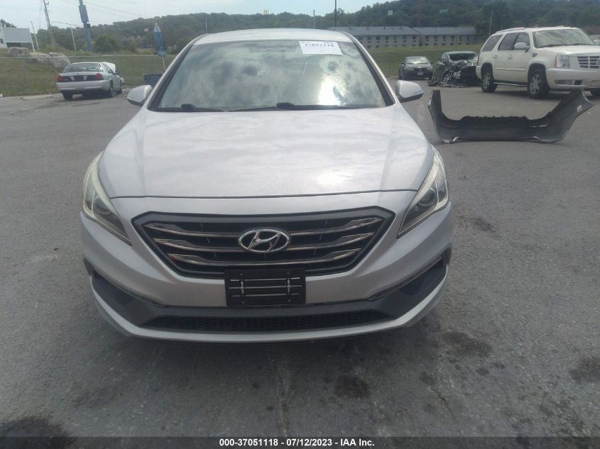 2016 HYUNDAI SONATA 2.4L SPORT - 5NPE34AFXGH434169