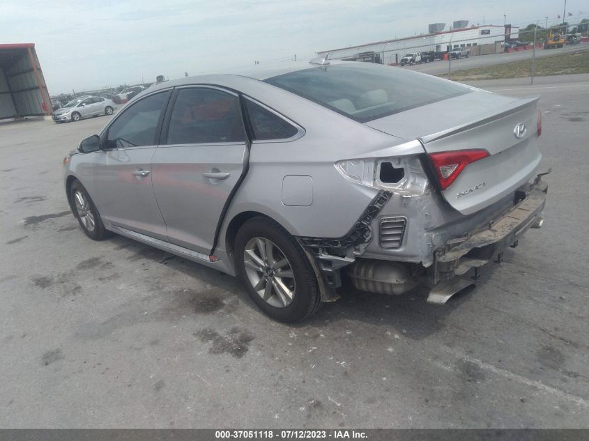 2016 HYUNDAI SONATA 2.4L SPORT - 5NPE34AFXGH434169