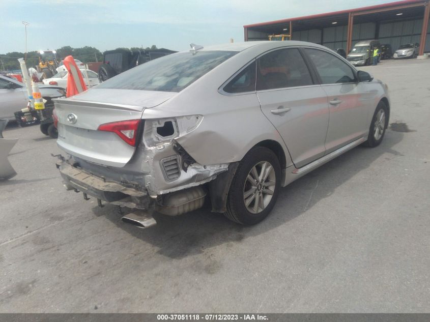 2016 HYUNDAI SONATA 2.4L SPORT - 5NPE34AFXGH434169