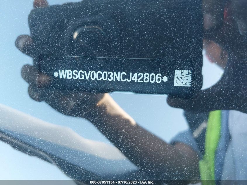 2022 BMW M8 COMPETITION - WBSGV0C03NCJ42806