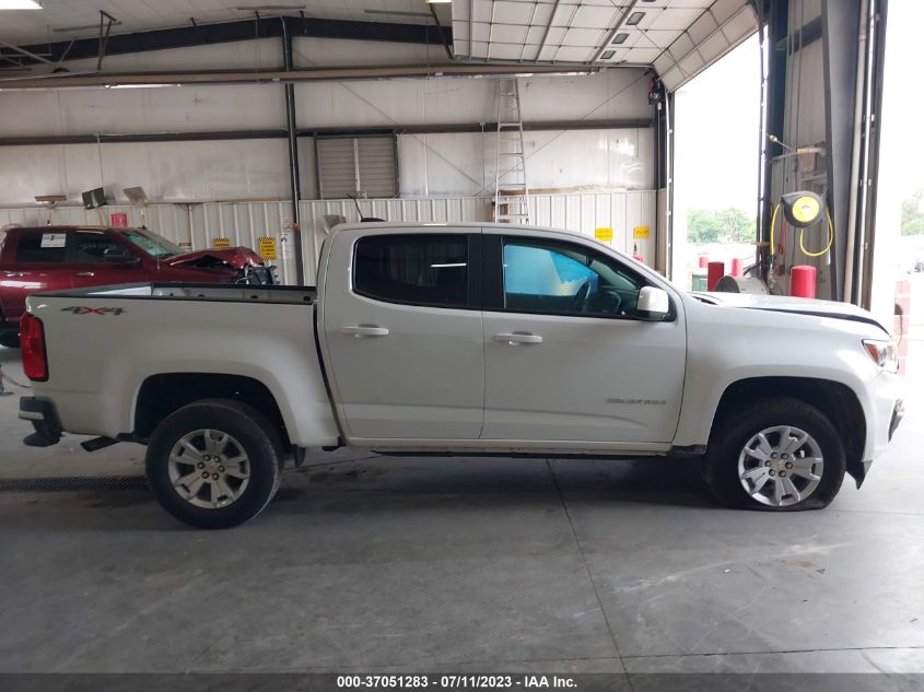 2022 CHEVROLET COLORADO 4WD LT - 1GCGTCEN6N1248394