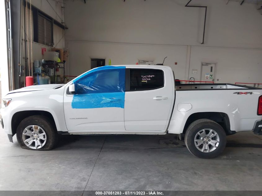 2022 CHEVROLET COLORADO 4WD LT - 1GCGTCEN6N1248394