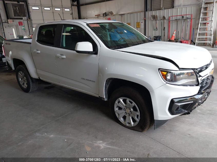 2022 CHEVROLET COLORADO 4WD LT - 1GCGTCEN6N1248394