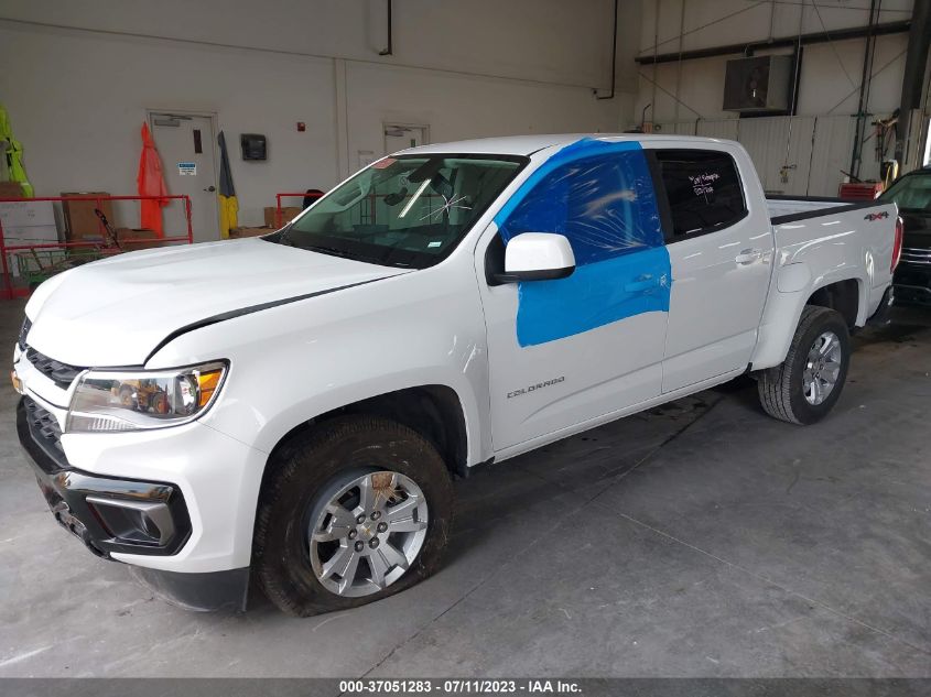 2022 CHEVROLET COLORADO 4WD LT - 1GCGTCEN6N1248394