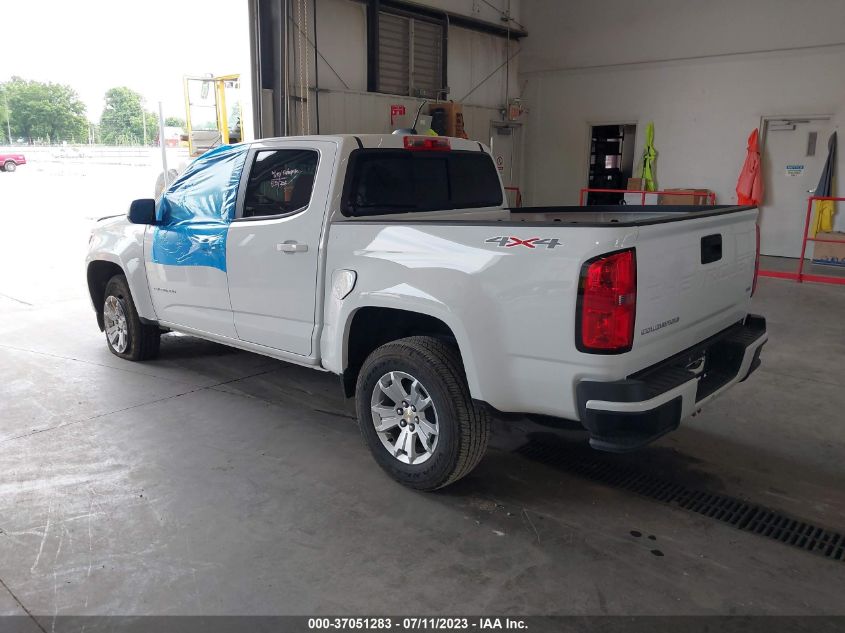 2022 CHEVROLET COLORADO 4WD LT - 1GCGTCEN6N1248394