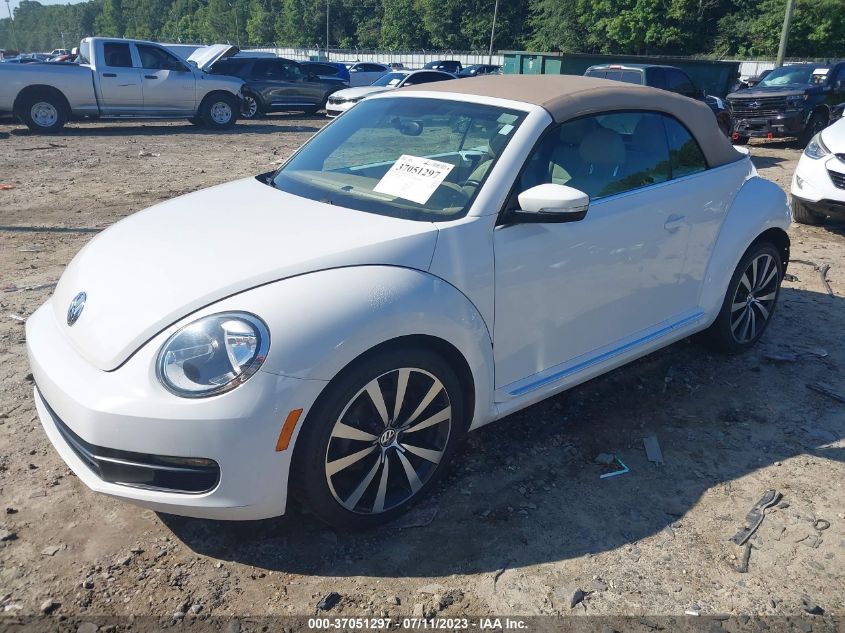2014 VOLKSWAGEN BEETLE CONVERTIBLE 2.5L W/TECH 3VW5P7AT5EM801821