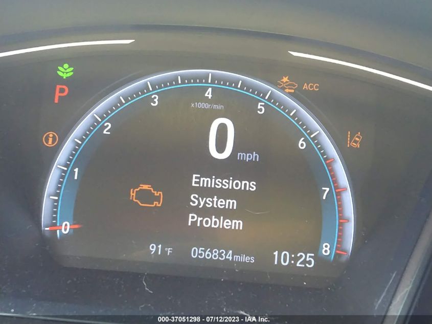 2019 HONDA CIVIC HATCHBACK EX - SHHFK7H68KU410103