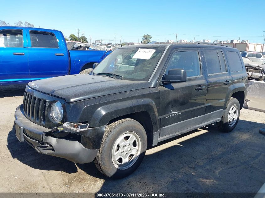 2016 JEEP PATRIOT SPORT - 1C4NJPBA6GD664890