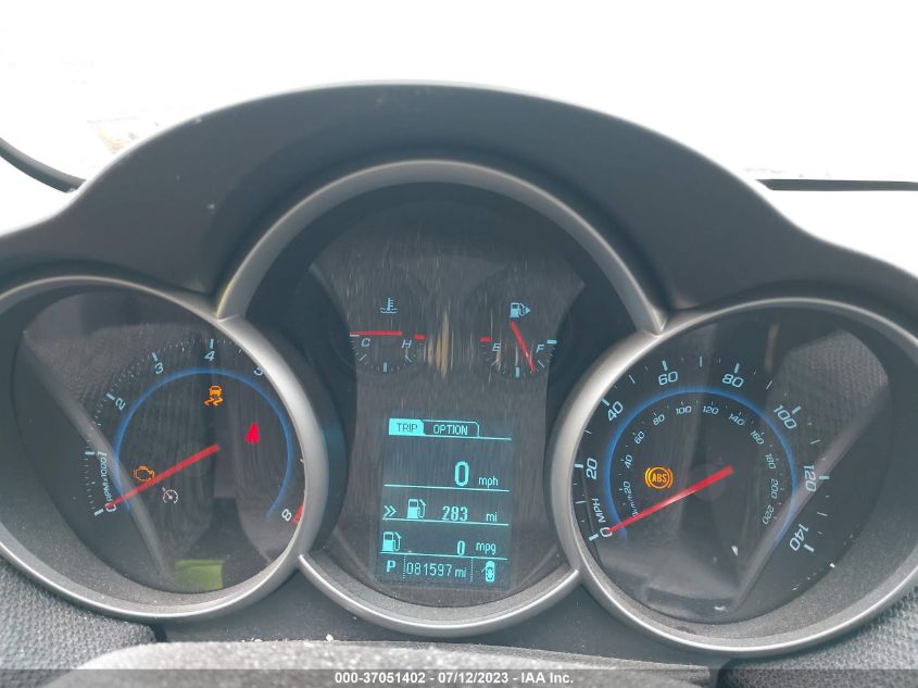 2015 CHEVROLET CRUZE LT - 1G1PC5SB0F7124280