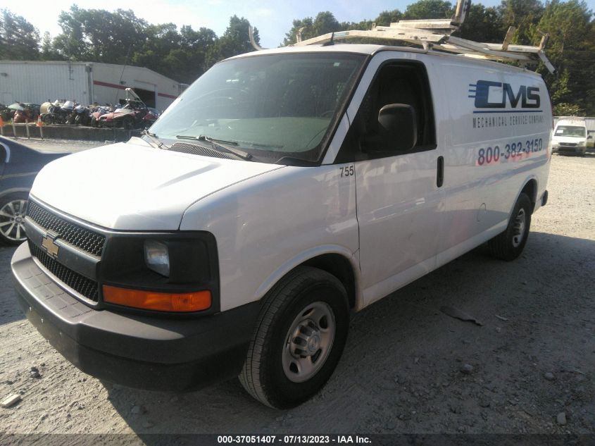 2015 CHEVROLET EXPRESS CARGO VAN - 1GCWGFCF7F1279250