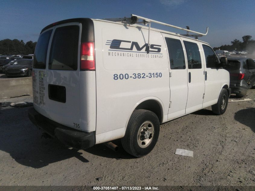 2015 CHEVROLET EXPRESS CARGO VAN - 1GCWGFCF7F1279250