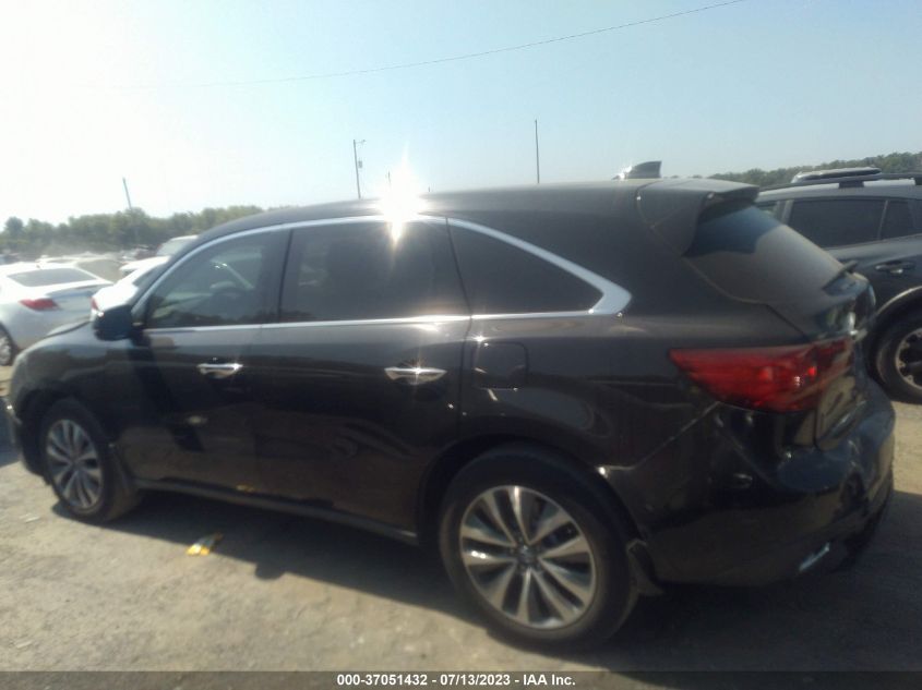 2016 ACURA MDX W/TECH/W/TECH - 5FRYD3H44GB004417
