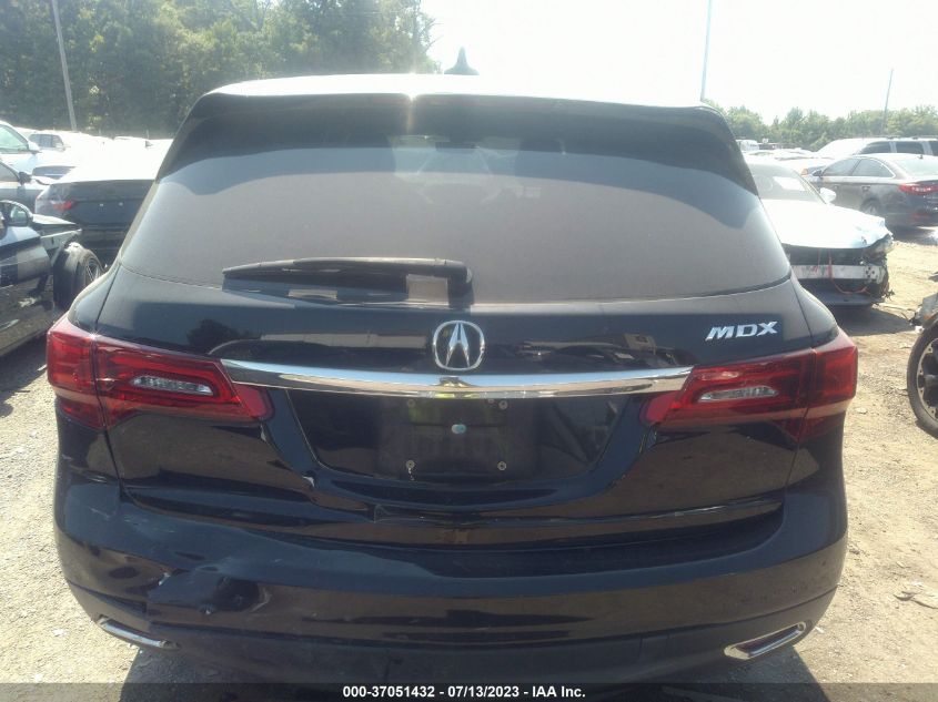 2016 ACURA MDX W/TECH/W/TECH - 5FRYD3H44GB004417