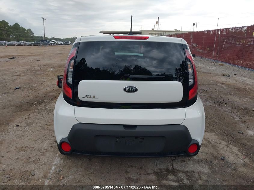 2016 KIA SOUL BASE - KNDJN2A21G7376063