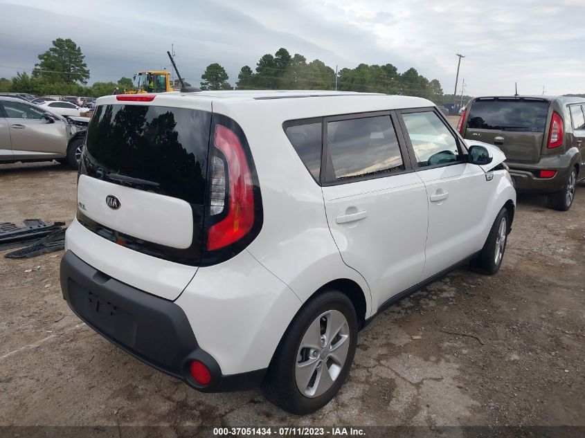 2016 KIA SOUL BASE - KNDJN2A21G7376063