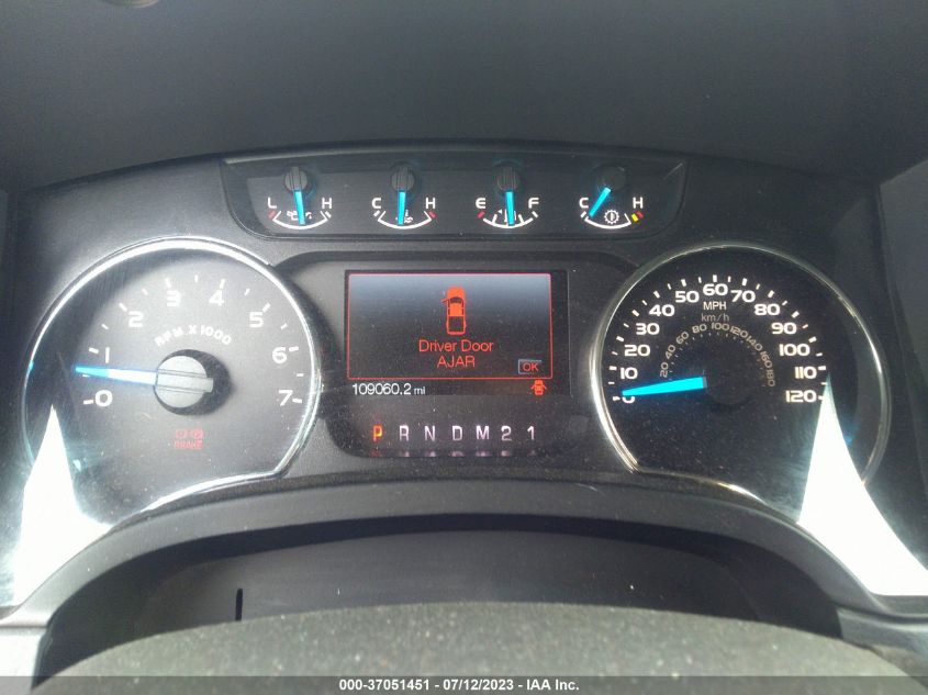 2013 FORD F-150 XL/XLT/FX4/LARIAT - 1FTFW1EFXDKG36544