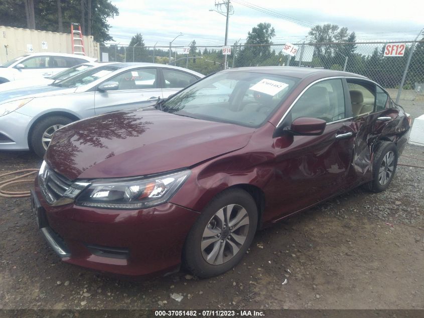 2014 HONDA ACCORD SEDAN LX - 1HGCR2F35EA050928