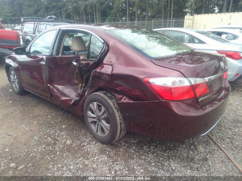 2014 HONDA ACCORD SEDAN LX - 1HGCR2F35EA050928