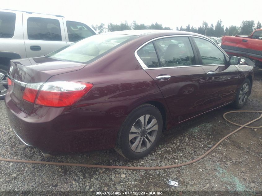 2014 HONDA ACCORD SEDAN LX - 1HGCR2F35EA050928