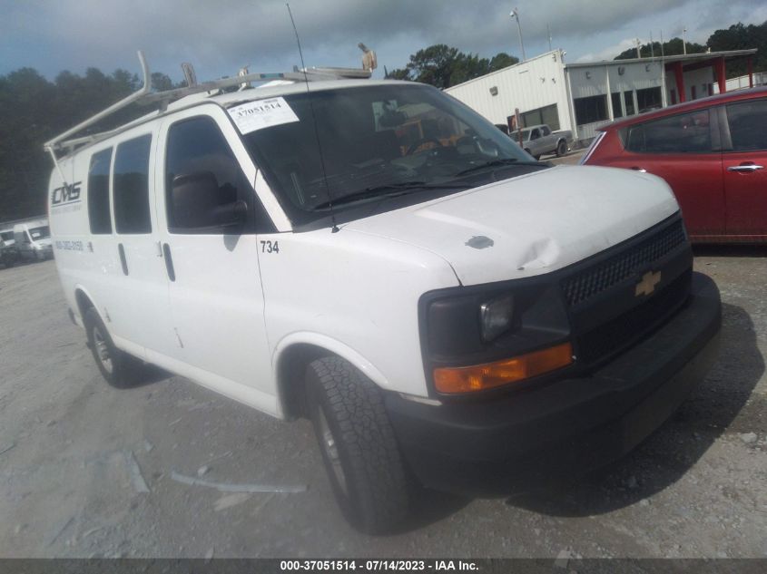 2015 CHEVROLET EXPRESS CARGO VAN - 1GCWGFCF5F1281434