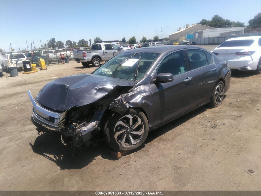 2016 HONDA ACCORD SEDAN EX - 1HGCR2F79GA001625