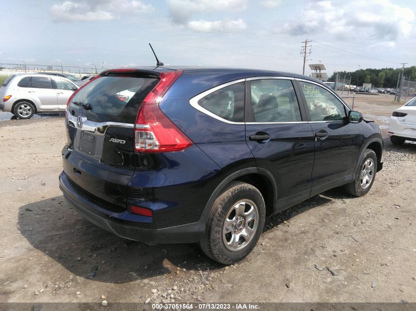 2015 HONDA CR-V LX - 5J6RM4H33FL124556