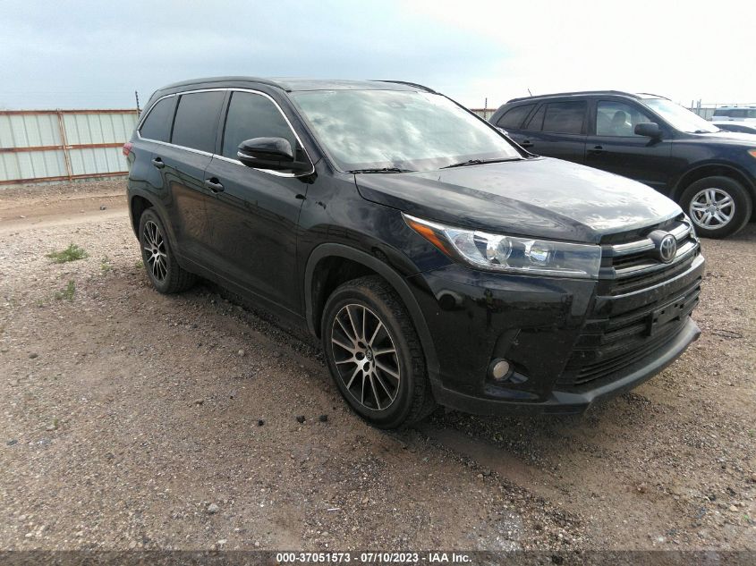 2017 TOYOTA HIGHLANDER XLE/SE - 5TDKZRFH5HS196185