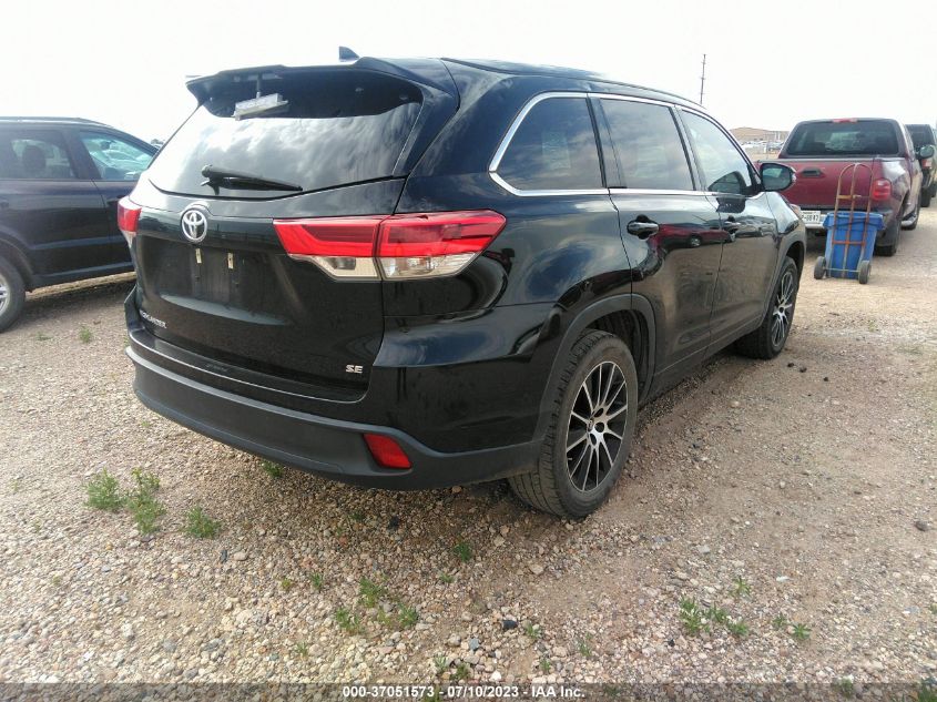 2017 TOYOTA HIGHLANDER XLE/SE - 5TDKZRFH5HS196185