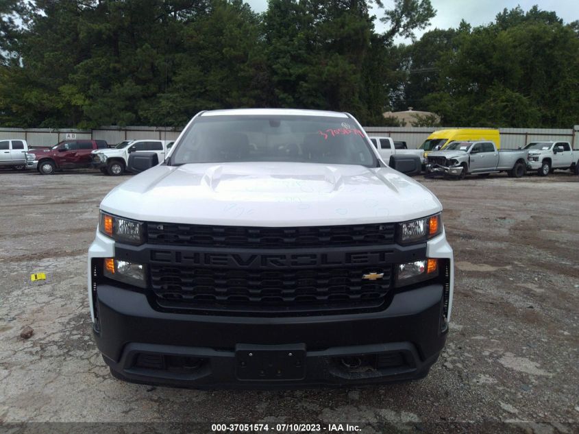 2021 CHEVROLET SILVERADO 1500 WORK TRUCK - 3GCUYAEF6MG100263