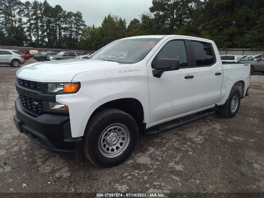 2021 CHEVROLET SILVERADO 1500 WORK TRUCK - 3GCUYAEF6MG100263