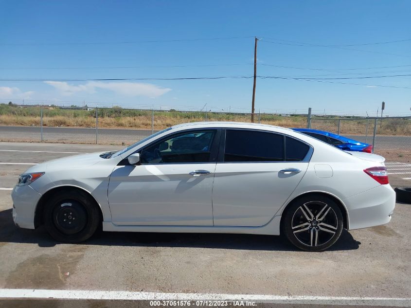 2016 HONDA ACCORD SEDAN SPORT - 1HGCR2F57GA104802