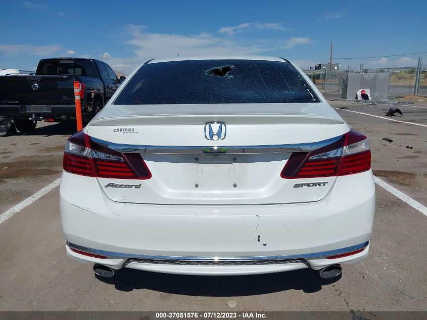 2016 HONDA ACCORD SEDAN SPORT - 1HGCR2F57GA104802