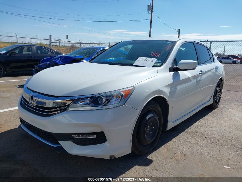 2016 HONDA ACCORD SEDAN SPORT - 1HGCR2F57GA104802