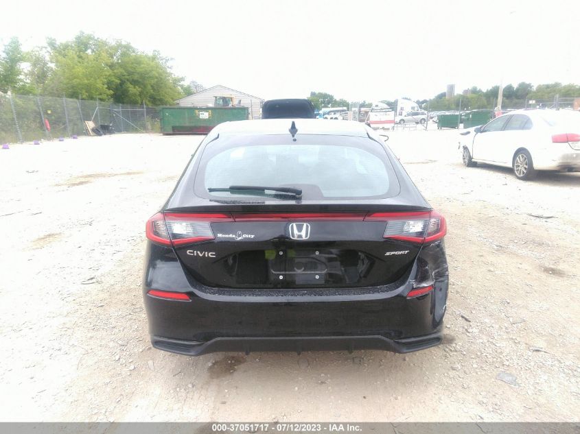 2022 HONDA CIVIC HATCHBACK SPORT - 19XFL2H89NE020110