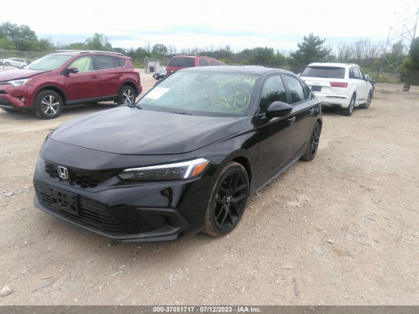2022 HONDA CIVIC HATCHBACK SPORT - 19XFL2H89NE020110