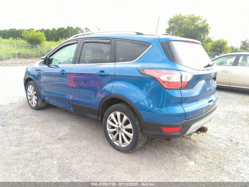 2017 FORD ESCAPE TITANIUM - 1FMCU9J91HUB06525