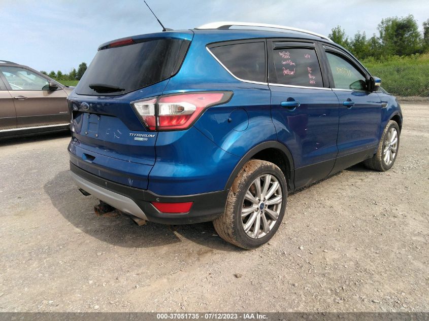 2017 FORD ESCAPE TITANIUM - 1FMCU9J91HUB06525