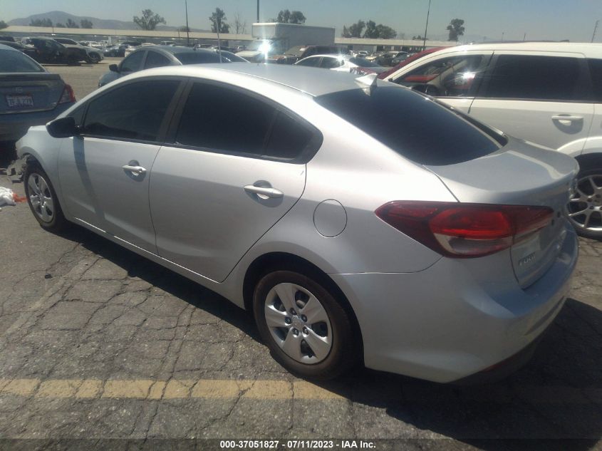2017 KIA FORTE LX - 3KPFK4A79HE095989