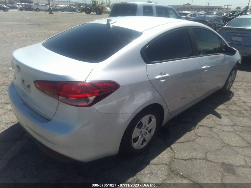 2017 KIA FORTE LX - 3KPFK4A79HE095989